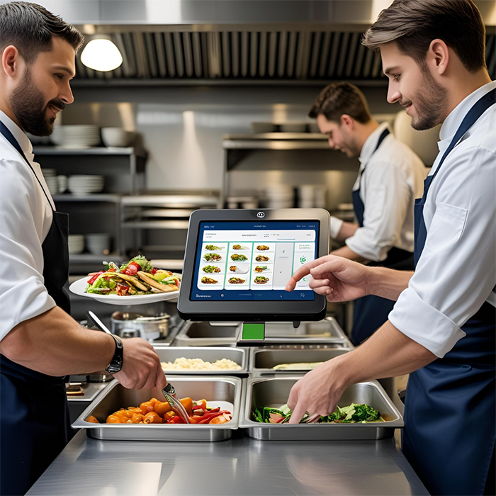 تصویر نمایشگر آشپزخانه